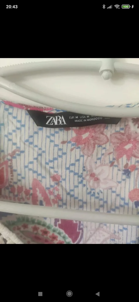 Top chemisier floral bordado M da Zara – photo 8